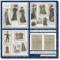 1908 N°39 Sewing patterns...