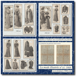 1908 N°41 Sewing patterns...