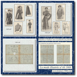 1908 N°48 Sewing patterns...