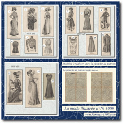 1909 N°19 Sewing patterns...