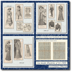 1909 N°24 Sewing patterns...