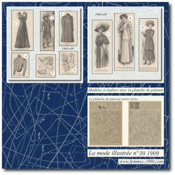 1909 N°30 Sewing patterns...