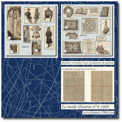 1909 N°9 Sewing patterns A4...