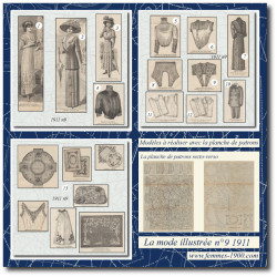 1911 N°9 Patrons A4 La mode...