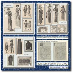 1912 N°35 Sewing patterns...