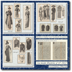 1912 N°37 Sewing patterns...