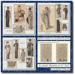 1912 N°52 Sewing patterns...