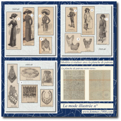 1910 N°9 Patrons A4 La mode...