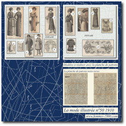 1910 N°50 Sewing patterns...