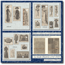 1910 N°32 Sewing patterns...