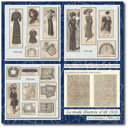 1910 N°48 Sewing patterns...