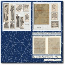 1912 N°8 Sewing patterns A4...