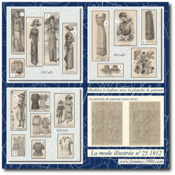 1912 N°25 Patrons A4 La...