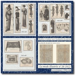 1912 N°39 Sewing patterns...