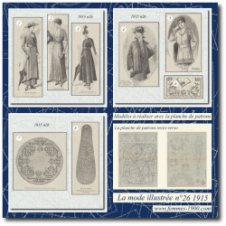 1915 N°26 Sewing patterns...