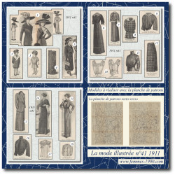 1911 N°41 Sewing patterns...
