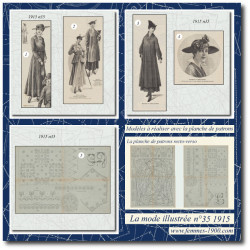 1915 N°35 Sewing patterns...