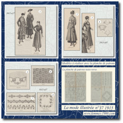 1915 N°37 Sewing patterns...