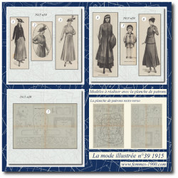 1915 N°39 Sewing patterns...