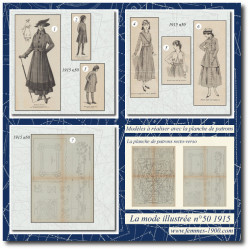 1915 N°50 Sewing patterns...
