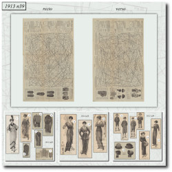 1913 N°39 Sewing patterns...