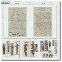 1913 N°45 Sewing patterns...