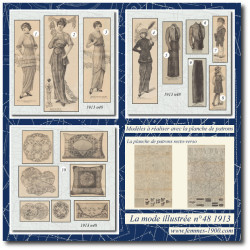 1913 N°48 Sewing patterns...