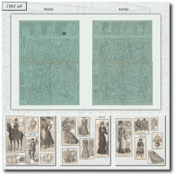 1901 N°9 Patrons A3 La mode...