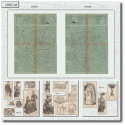 1902 N°6 Sewing patterns A3...