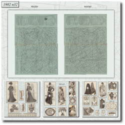 1902 N°32 Sewing patterns...