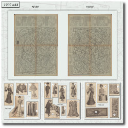 1902 N°44 Sewing patterns...