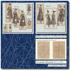 1916 N°37 Sewing patterns...