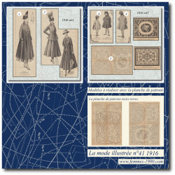 1916 N°41 Sewing patterns...