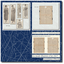 1917 N°44 Sewing patterns...