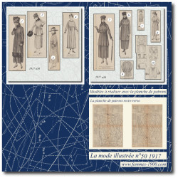 1917 N°50 Sewing patterns...
