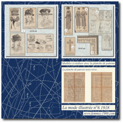 1918 N°6 Sewing patterns A4...