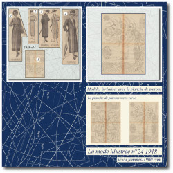1918 N°24 Sewing patterns...