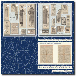 1918 N°48 Sewing patterns...