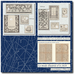 1919 N°4 Sewing patterns A4...