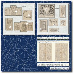 1919 N°8 Sewing patterns A4...