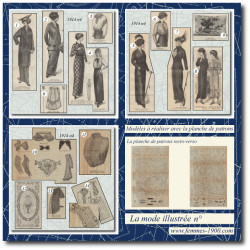1914 N°4 Sewing patterns A4...