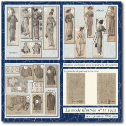1914 N°11 Sewing patterns...