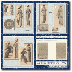 1914 N°15 Sewing patterns...
