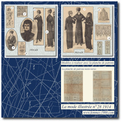 1914 N°28 Sewing patterns...