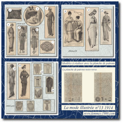 1914 N°13 Patrons A4 La...