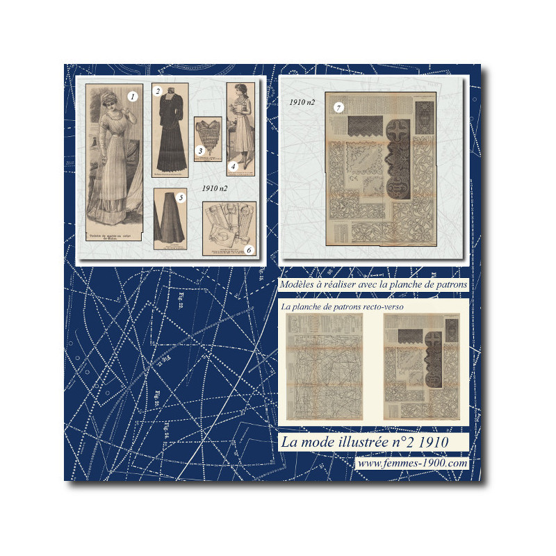 Toilette de mariée en crêpe de Chine de 1910