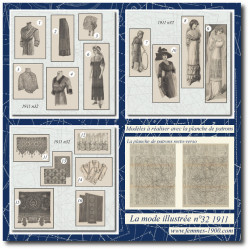 1911 N°32 Sewing patterns...