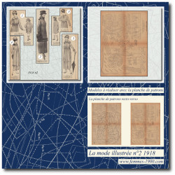 1918 N°2 Patrons A4 La mode...