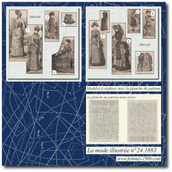 1883 N°24 Sewing patterns...