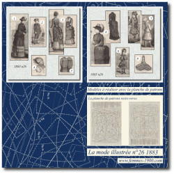 1883 N°26 Sewing patterns...